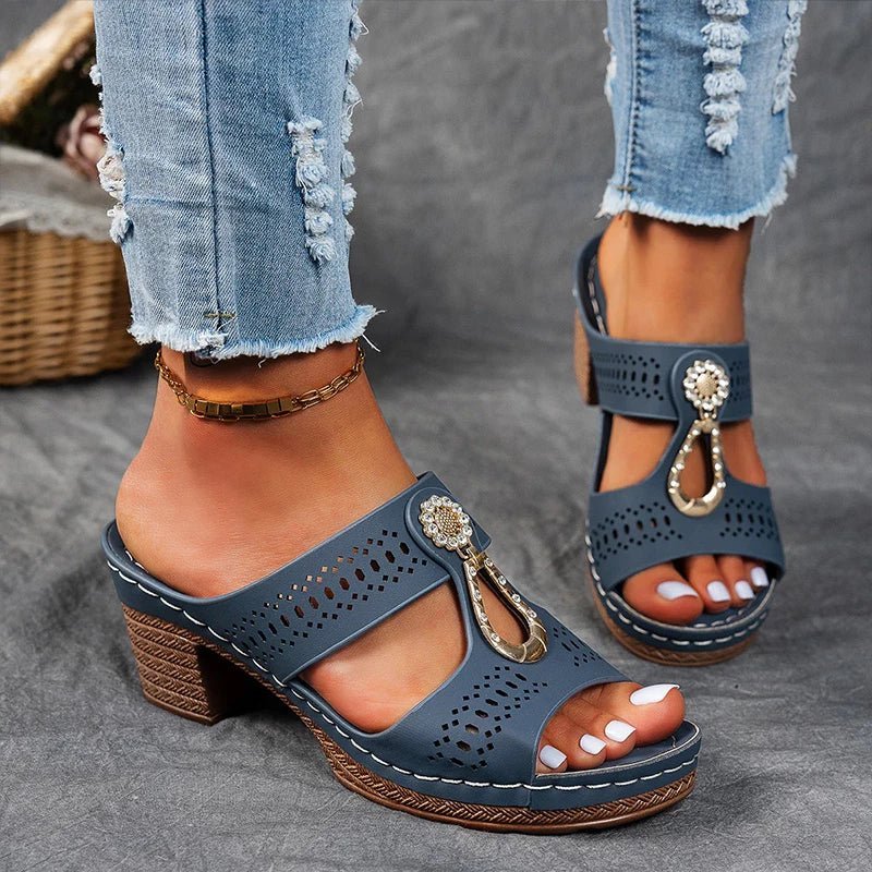 Sandales Orthopédiques à Talon pour Femmes - Emilia Lane