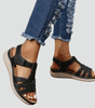 Sandales Orthopédiques en Cuir à Scratch pour Femme | Idéales pour le Quotidien - Emilia Lane