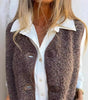 Gilet senza maniche in pile Sherpa da donna