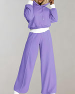 Survêtement Hoodie et Pantalon Large pour Femme - Emilia Lane