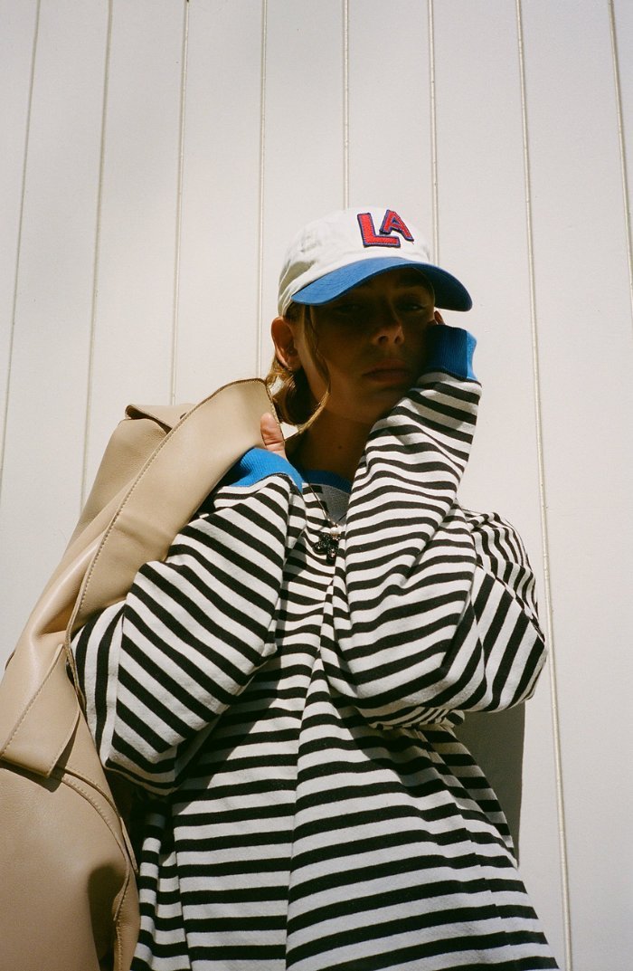 Sweat-shirt à Rayures Bord Contrasté pour Femme | Idéal pour le Quotidien - Emilia Lane