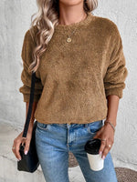 Sweatshirt en Velours Doux pour Femme - Emilia Lane