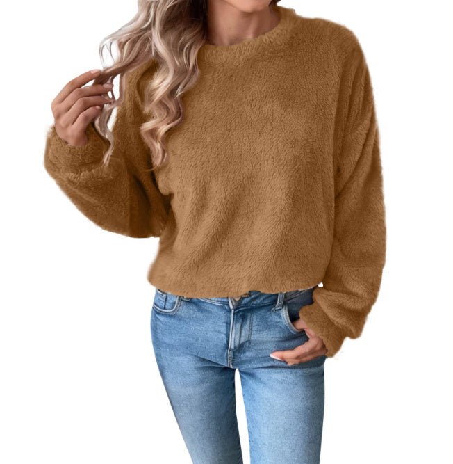 Sweatshirt en Velours Doux pour Femme - Emilia Lane