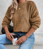 Sweatshirt en Velours Doux pour Femme - Emilia Lane