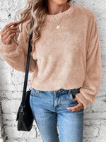 Sweatshirt en Velours Doux pour Femme - Emilia Lane
