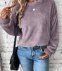 Sweatshirt en Velours Doux pour Femme - Emilia Lane