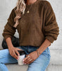 Sweatshirt en Velours Doux pour Femme - Emilia Lane