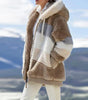 Felpa oversize con cappuccio da donna