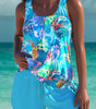 Tankini Effet Ventre Plat et Short pour Femme - Emilia Lane