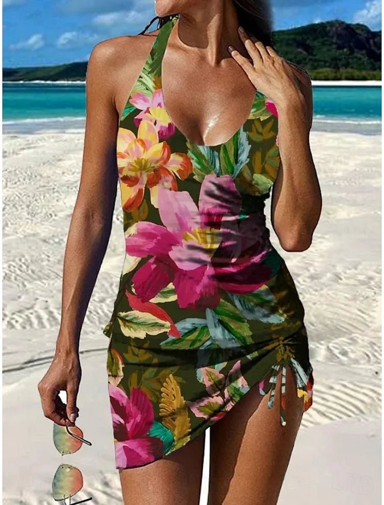 Tankini Graphique Imprimé et Short pour Femme - Emilia Lane