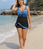 Tankini Pour Femme à Imprimé Géométrique | Idéale pour les Vacances - Emilia Lane