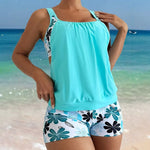 Tankini Sportif à Imprimé Floral pour Femme - Emilia Lane