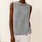 Top sans manches en coton pour femmes - Emilia Lane