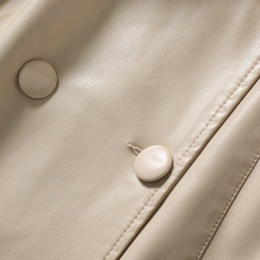 Trench en Cuir pour Femme - Emilia Lane