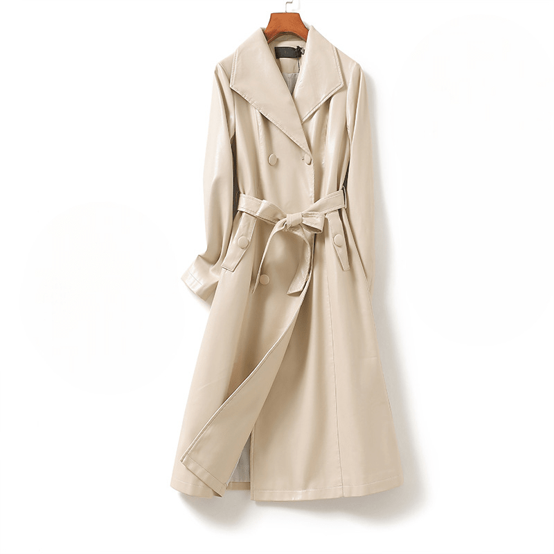 Trench en Cuir pour Femme - Emilia Lane