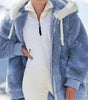 Felpa oversize con cappuccio da donna