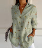 Camicia lunga stampata da donna | Ideale per tutti i giorni