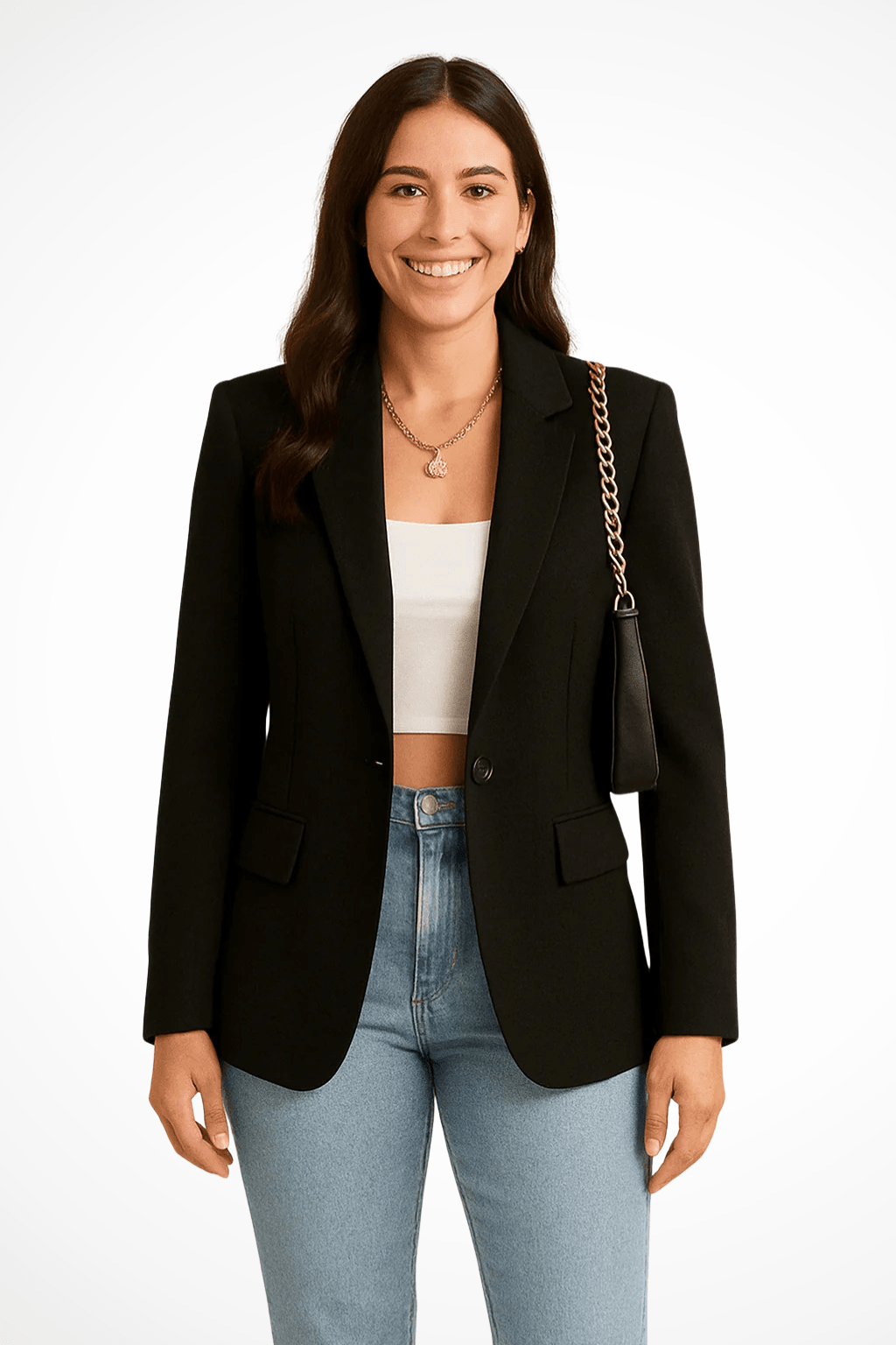 Veste Blazer Cardigan à Manches Longues pour Femmes - Emilia Lane