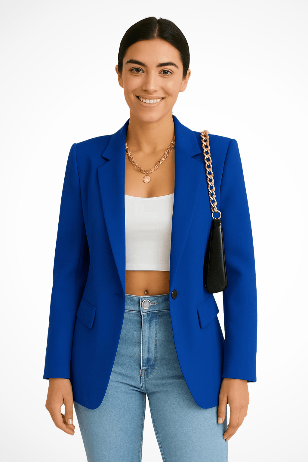Veste Blazer Cardigan à Manches Longues pour Femmes - Emilia Lane