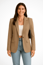 Veste Blazer Cardigan à Manches Longues pour Femmes - Emilia Lane