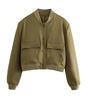 Veste Bomber à Col Montant pour Femme - Emilia Lane