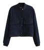 Veste Bomber à Col Montant pour Femme - Emilia Lane
