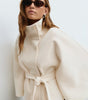 Veste Cape Courte à Col Montant pour Femme - Emilia Lane