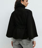 Veste Cape Courte à Col Montant pour Femme - Emilia Lane