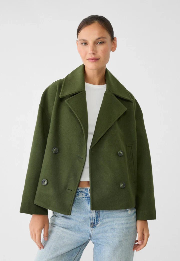Veste courte à double boutonnage pour femme - Emilia Lane