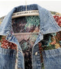 Veste en denim à imprimé floral pour Femmes - Emilia Lane