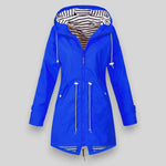 Veste Imperméable à Capuche et Cintrée pour Femme | Idéale pour le Quotidien - Emilia Lane