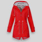 Veste Imperméable à Capuche et Cintrée pour Femme | Idéale pour le Quotidien - Emilia Lane