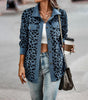 Veste Longue Imprimée Léopard pour Femmes - Emilia Lane