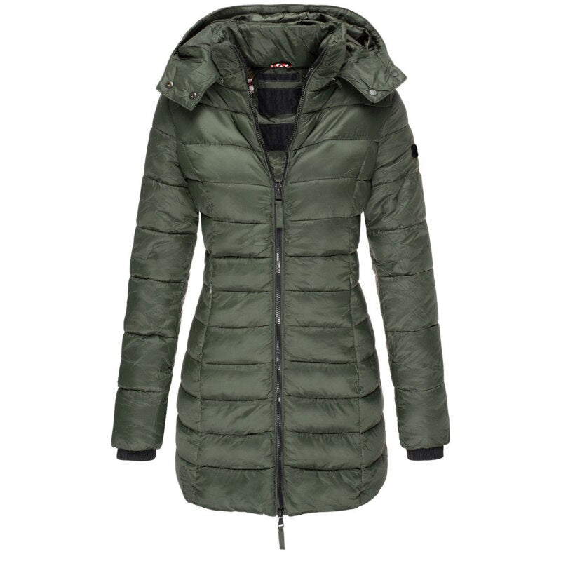 Veste Matelassée Longue pour Femmes - Emilia Lane