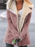 Veste Mi - Longue Boutonnée pour Femme - Emilia Lane