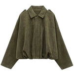 Veste Oversize en Suédine pour Femme - Emilia Lane