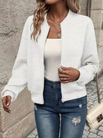 Giacca Bomber Corta Imbottita da Donna