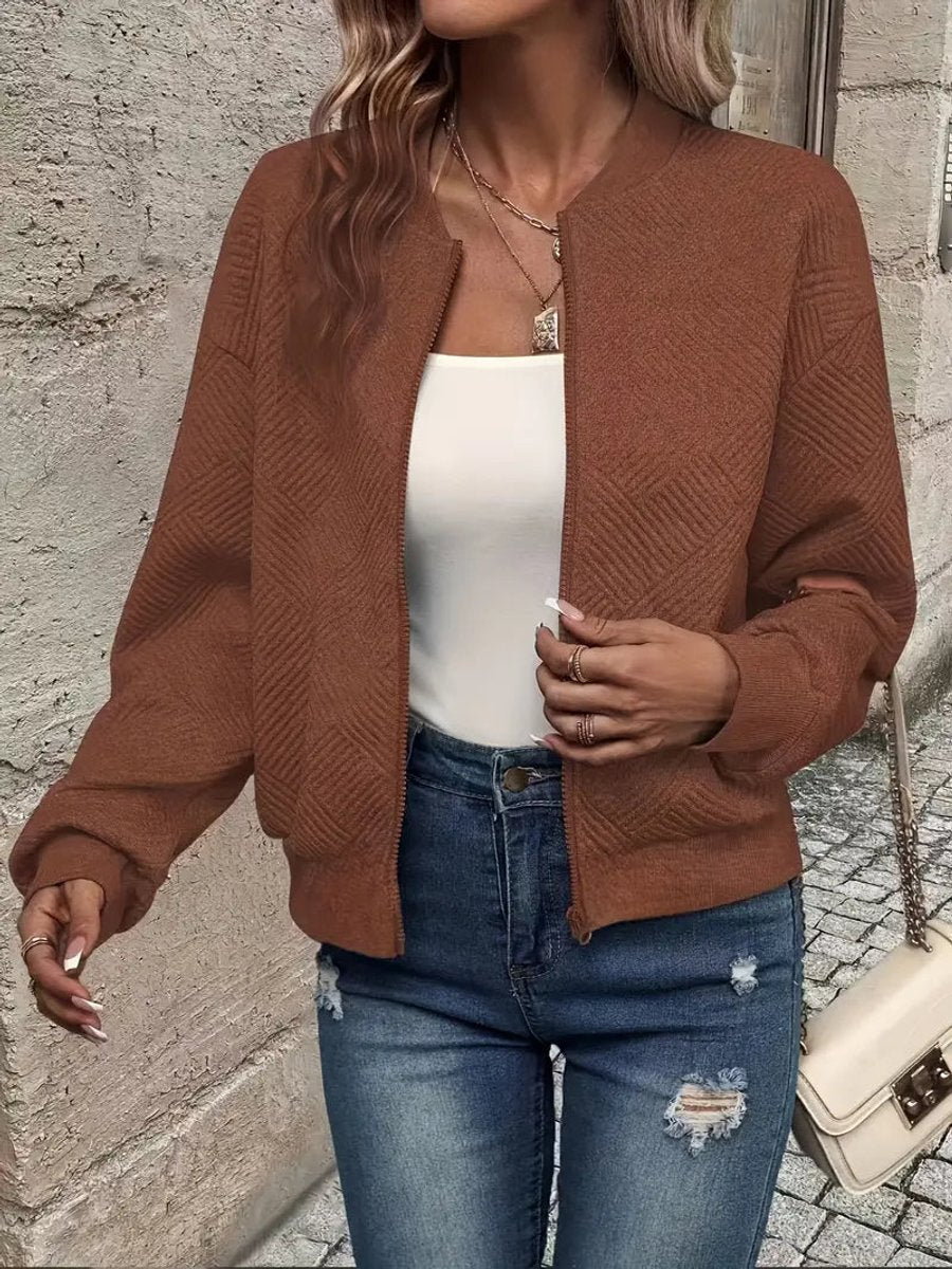 Giacca Bomber Corta Imbottita da Donna