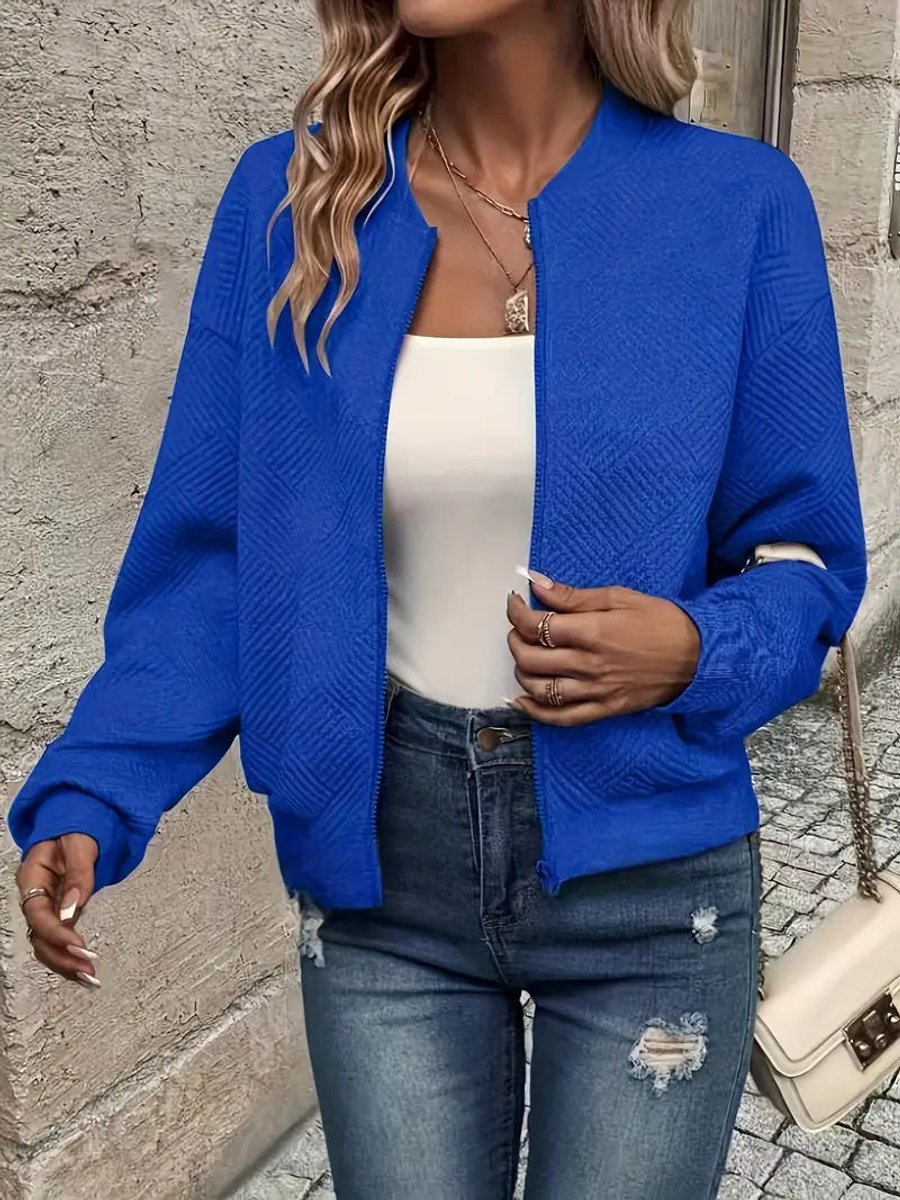 Giacca Bomber Corta Imbottita da Donna
