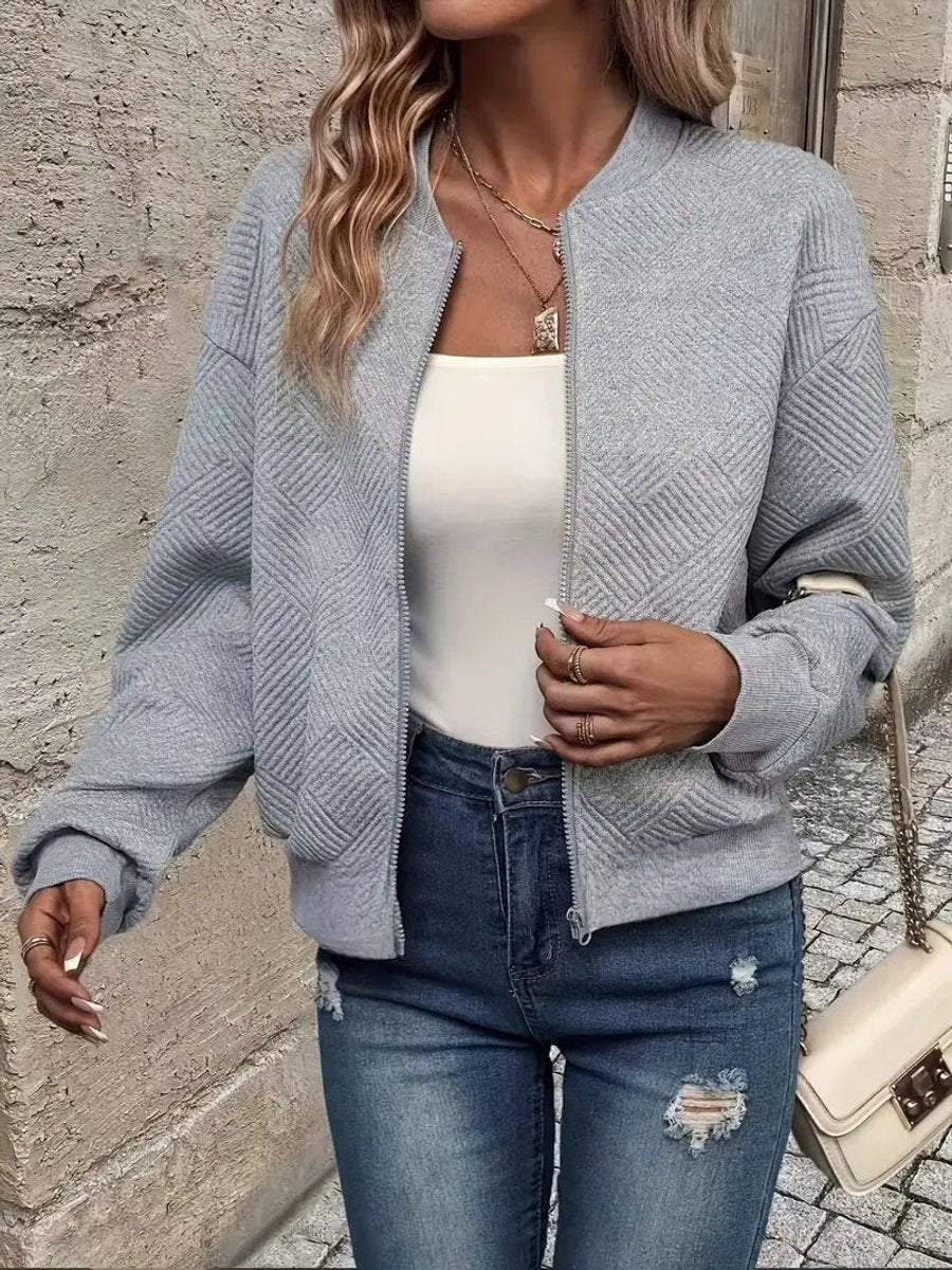 Giacca Bomber Corta Imbottita da Donna