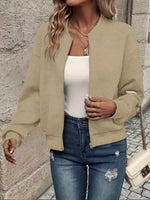 Giacca Bomber Corta Imbottita da Donna