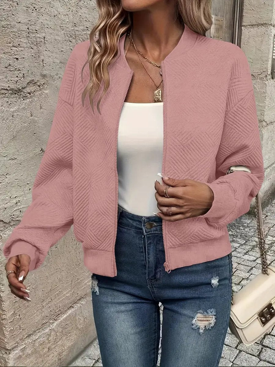 Giacca Bomber Corta Imbottita da Donna