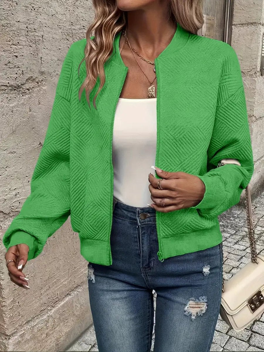 Giacca Bomber Corta Imbottita da Donna