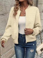 Giacca Bomber Corta Imbottita da Donna