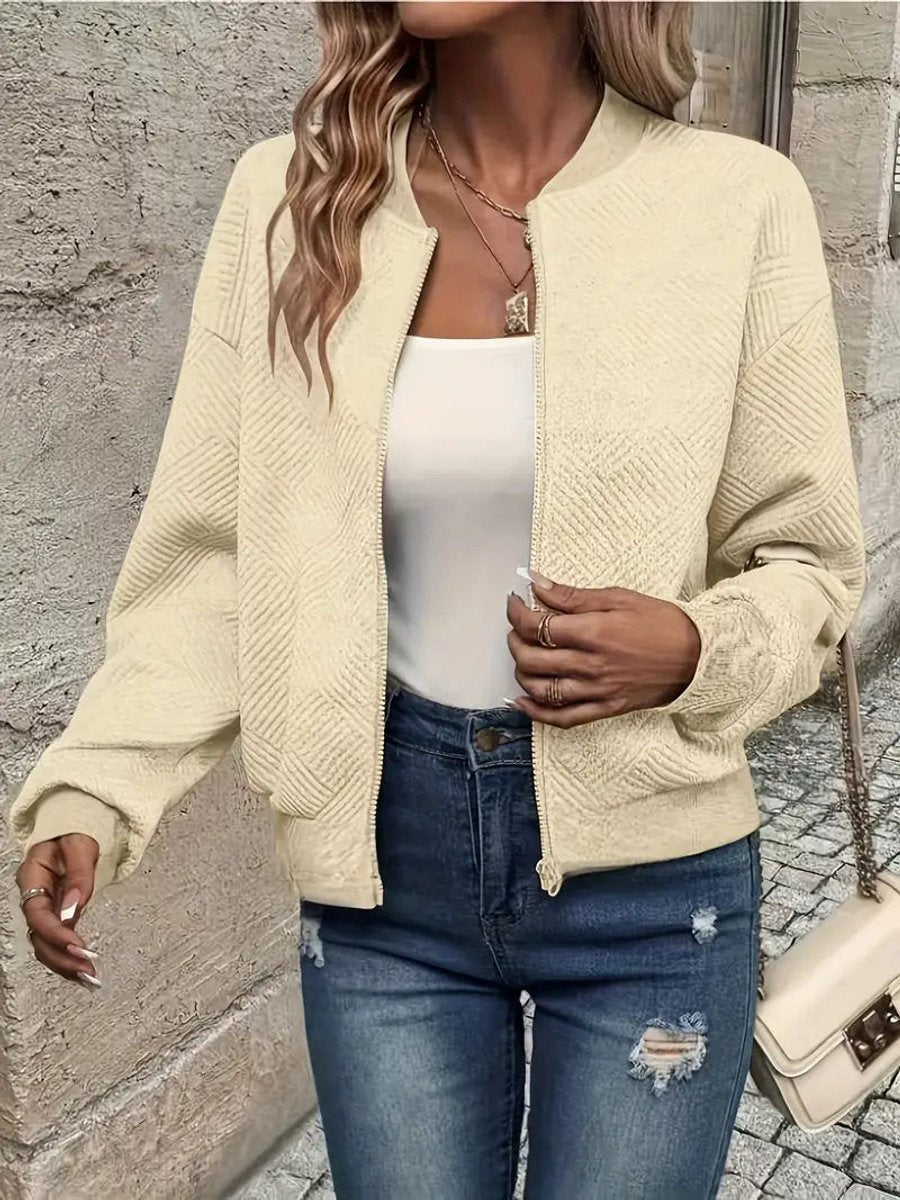 Giacca Bomber Corta Imbottita da Donna